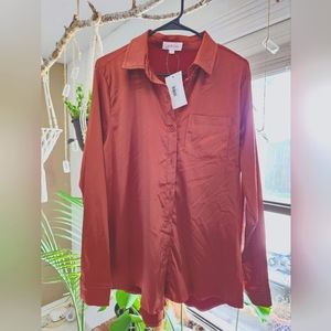 Rust Blouse Size Large🔶️